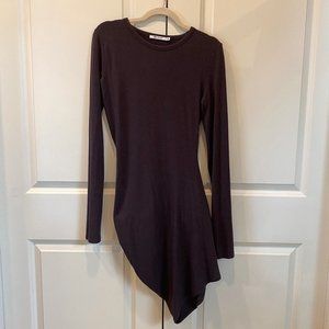 T Alexander Wang Chocolate Asymetrical Dress